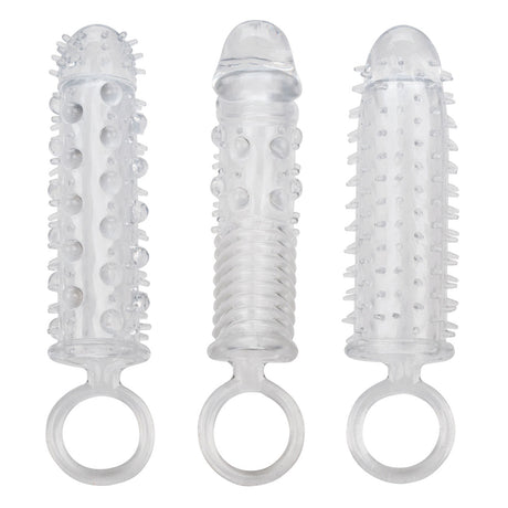 Buy 3 Piece Textured Extension Set at Oh Joy. Discover premium sexual toys with discreet shipping at the best price in NZ