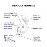 Buy Satisfyer G For Goddess 1 - White - White USB Rechargeable Vibrator with Clit Stim at NZ’s Mega Adult Toys Store. Discover premium sex toys with discreet shipping at the best price in NZ