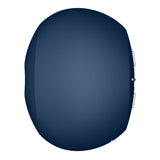 A top view of the Satisfyer Air Power 4 - Navy showcases its ergonomic, dark blue design with a smooth, rounded shape. Featuring a subtle texture and two side buttons, it combines sleek modern aesthetics with comfort and functionality.