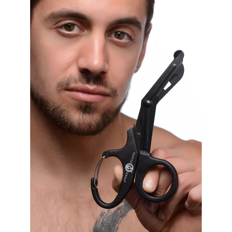 Buy Master Series Snip - Black Heavy Duty Bondage Scissors at NZ’s Mega Adult Toys Store. Discover premium sex toys with discreet shipping at the best price in NZ