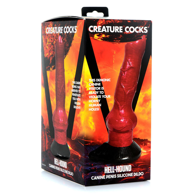 Buy Creature Cocks Hell - Hound Canine Penis Silicone Dildo - Red 19 cm Canine Dildo at NZ’s Mega Adult Toys Store. Discover premium sex toys with discreet shipping at the best price in NZ