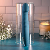 Evolved QUEEN OF ALL TRADES - Blue 22.6 cm USB Rechargeable Thrusting & Rotating Vibrator