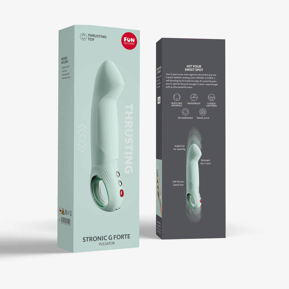 Fun Factory STRONIC G FORTE sage green - Mint Green 19 cm USB Rechargeable Thruster