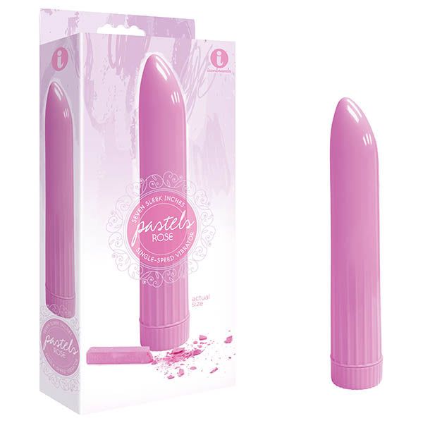 Buy The 9's Pastel Vibes - Rose Pink 17.8 cm (7'') Vibrator at NZ’s Mega Adult Toys Store. Discover premium sex toys with discreet shipping at the best price in NZ