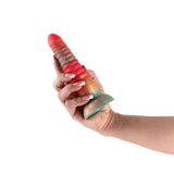 Colours Stacked - 6'' Dildo - Red/Gold - Red/Gold 16 cm Fantasy Dildo