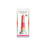 Colours Stacked - 6'' Dildo - Red/Gold - Red/Gold 16 cm Fantasy Dildo