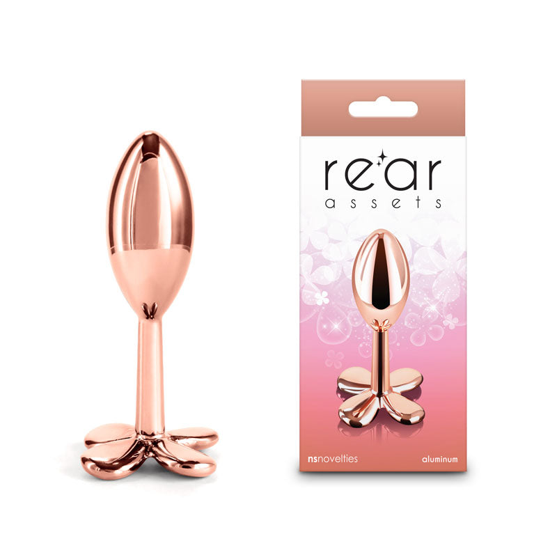 Buy Rear Assets Clover - Rose Gold - Rose Gold 9.2 cm Metallic Butt Plug at NZ’s Mega Adult Toys Store. Discover premium sex toys with discreet shipping at the best price in NZ