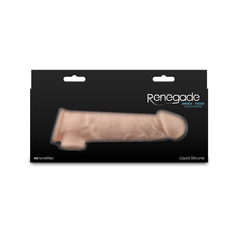 Renegade Annex - Thick - Flesh - Flesh 18.6 cm Penis Extender Sleeve