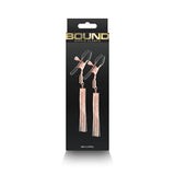 Buy Bound Nipple Clamps - D2 - Rose Gold - Rose Gold Nipple Clamps - Set of 2 at NZ’s Mega Adult Toys Store. Discover premium sex toys with discreet shipping at the best price in NZ