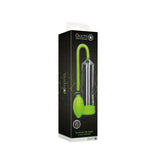 OUCH! Glow In The Dark Classic Penis Pump - Clear/Green Penis Pump