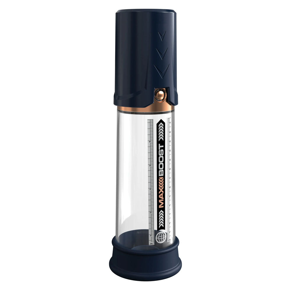 Buy Pump Worx Max Boost - Blue - Blue Penis Pump at NZ’s Mega Adult Toys Store. Discover premium sex toys with discreet shipping at the best price in NZ