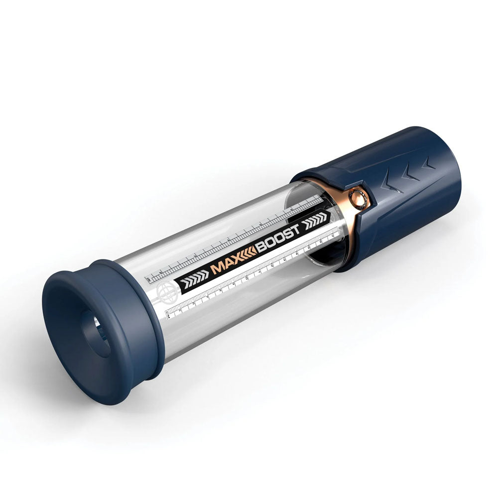 Buy Pump Worx Max Boost - Blue - Blue Penis Pump at NZ’s Mega Adult Toys Store. Discover premium sex toys with discreet shipping at the best price in NZ
