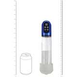 PUMPED Engage Automatic Penis Pump - Blue - Metallic Blue USB Rechargeable Auto Penis Pump