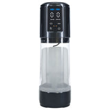 PUMPED UltraLift Automatic Masturbator - Gunmetal Grey/Clear USB Rechargeable Auto Masturbator