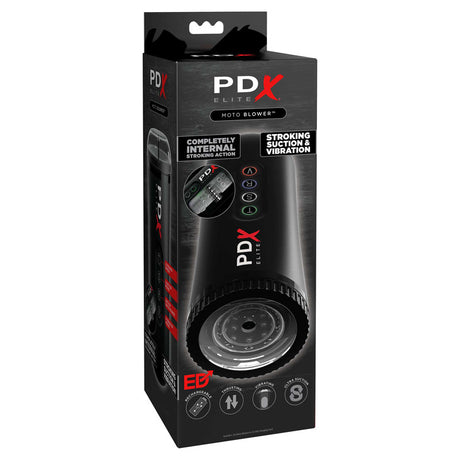 Buy Pipedream Extreme Toyz Elite Moto Blower - Black Powered Masturbator at NZ’s Mega Adult Toys Store. Discover premium sex toys with discreet shipping at the best price in NZ