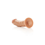 REALROCK Realistic Regular Curved Dildo with Suction Cup - 18 cm - Tan 18 cm (7'') Dong