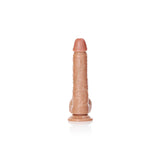 REALROCK Straight Realistic Dildo with Balls - 18 cm - Tan 18 cm (7'') Dong