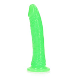REALROCK 18 cm Slim Glow in the Dark Neon - Green - Glow in Dark Green 18 cm (7'') Dong