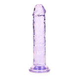 REALROCK 15.5 cm Straight Dildo - Purple - Purple 15.5 cm (6'') Dong