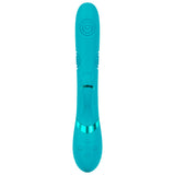 VIVE Fiore - Blue 25 cm USB Rechargeable Tapping Rabbit Vibrator