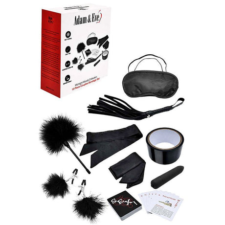 Buy Adam & Eve MIDNIGHT MOODS COLLECTION - Black Couples Bondage Kit - Set of 10 Pieces at Oh Joy. Discover premium sexual toys with discreet shipping at the best price in NZ