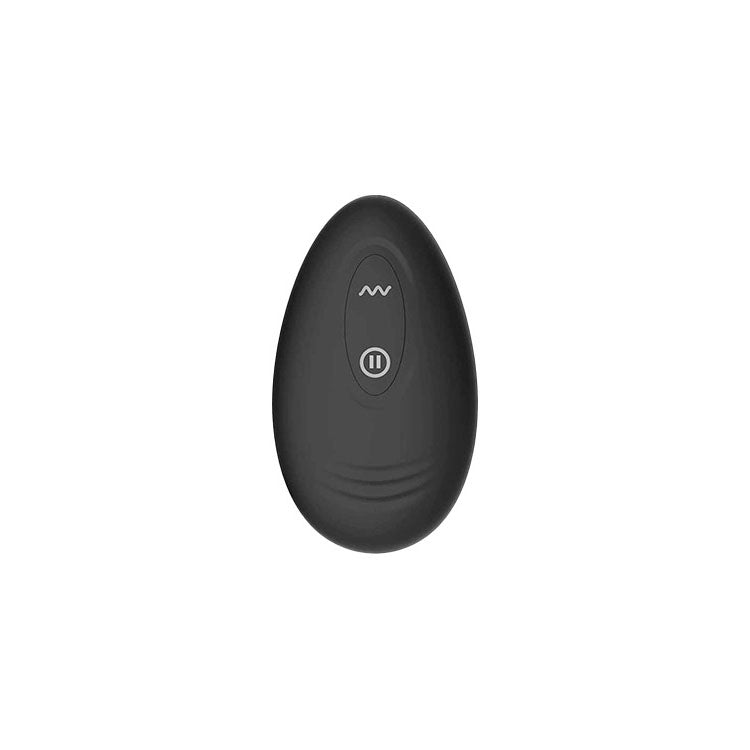 Buy Adam & Eve OMEGA Vibrating Plug - Black 10 cm USB Rechargeable Vibrating Butt Plug with Remote