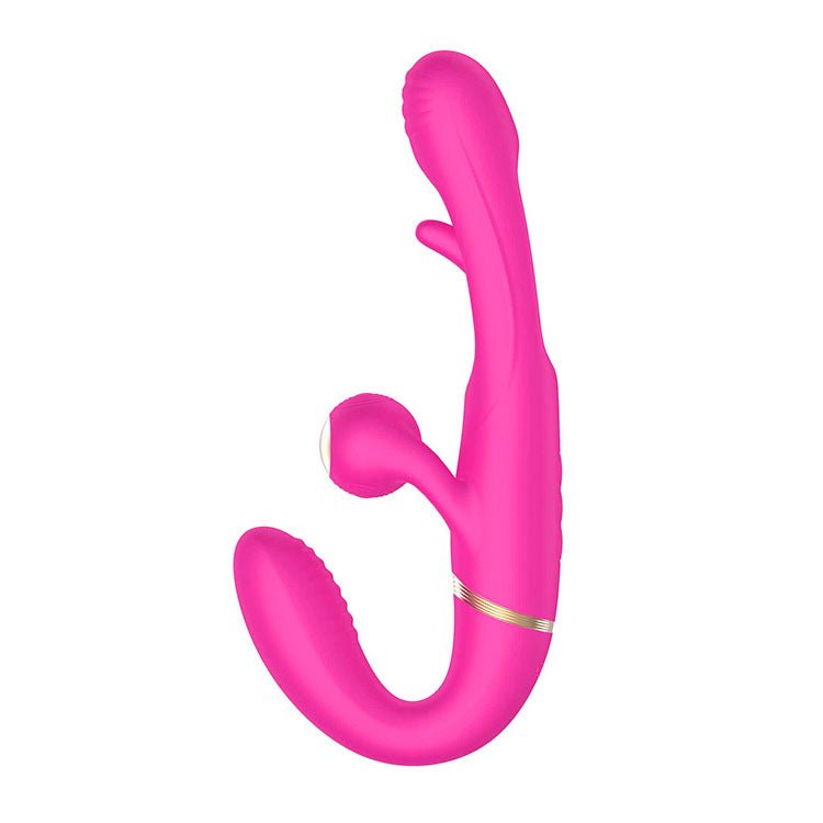 Buy Adam & Eve ORGAZ - OHH - MATIC - Pink 23.5 cm USB Rechargeable Strapless Strap - On with Remote