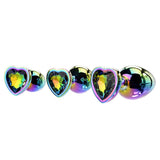 Buy Adam & Eve RAINBOW HEART GEM ANAL TRAINING SET - Multicoloured Metal Anal Plugs with Gem Bases - Set of 3 Sizes at Oh Joy. Discover premium sexual toys with discreet shipping at the best price in NZ