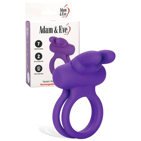 Buy Adam & Eve ROCKIN' RABBIT - Purple USB Rechargeable Cock & Balls Ring at Oh Joy. Discover premium sexual toys with discreet shipping at the best price in NZ