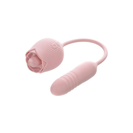 Buy Adam & Eve THRUST & TICKLE Rose Vibrator - Pink USB Rechargeable Flickering Rose Stimulator with Thrusting Bullet at Oh Joy. Discover premium sexual toys with discreet shipping at the best price in NZ