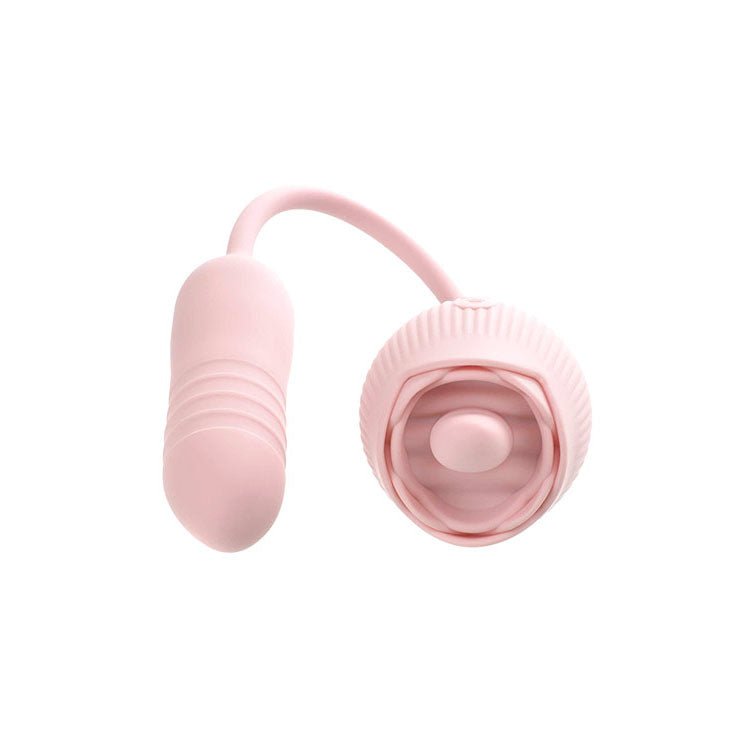 Buy Adam & Eve THRUST & TICKLE Rose Vibrator - Pink USB Rechargeable Flickering Rose Stimulator with Thrusting Bullet at Oh Joy. Discover premium sexual toys with discreet shipping at the best price in NZ