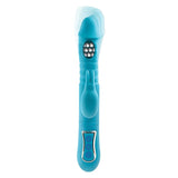 Buy Adam & Eve THRUSTING TRIPLE JOY RABBIT - Teal 25.4 cm USB Rechargeable Rabbit Vibrator with Anal Probe