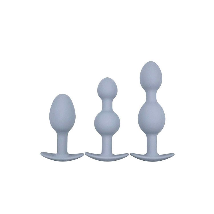 Buy Adam & Eve VIBRA - BALL TRIO - Grey Weighted Anal Training Set - Set of 3 Plugs at Oh Joy. Discover premium sexual toys with discreet shipping at the best price in NZ