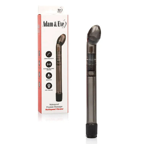 Buy Adam & Eve WATERPROOF PROSTATE MASSAGER - Black 17.8 cm (7'') Vibrating Prostate Massager