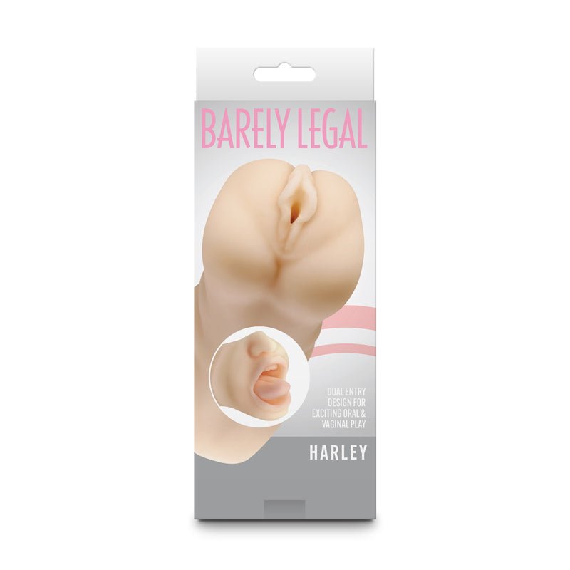 Buy Barely Legal - Harley - Flesh Dual Ended Vagina & Mouth Stroker at Oh Joy. Discover premium sexual toys with discreet shipping at the best price in NZ