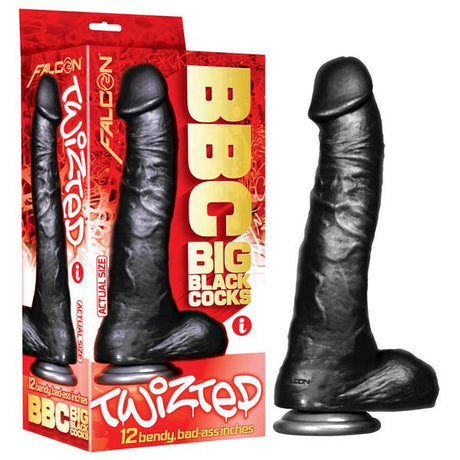 Buy BBC (Big Black Cocks) - Twizted - Black 30.5 cm (12'') Dong at NZ’s Mega Adult Toys Store. Discover premium sex toys with discreet shipping at the best price in NZ