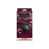 Buy Bondage Couture Ball Gag - Black - Black Mouth Restraint