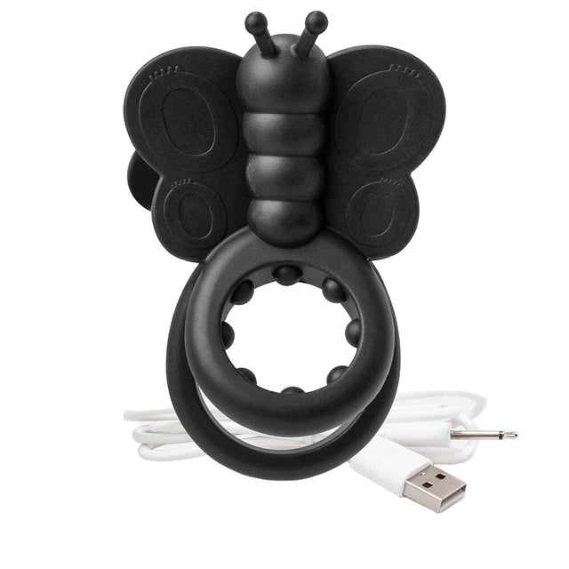 Buy Charged Monarch Wearable Butterfly Vibe - Black