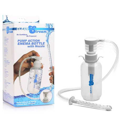 Buy CleanStream Pump Action Enema Bottle with Nozzle - 300 ml at NZ’s Mega Adult Toys Store. Discover premium sex toys with discreet shipping at the best price in NZ