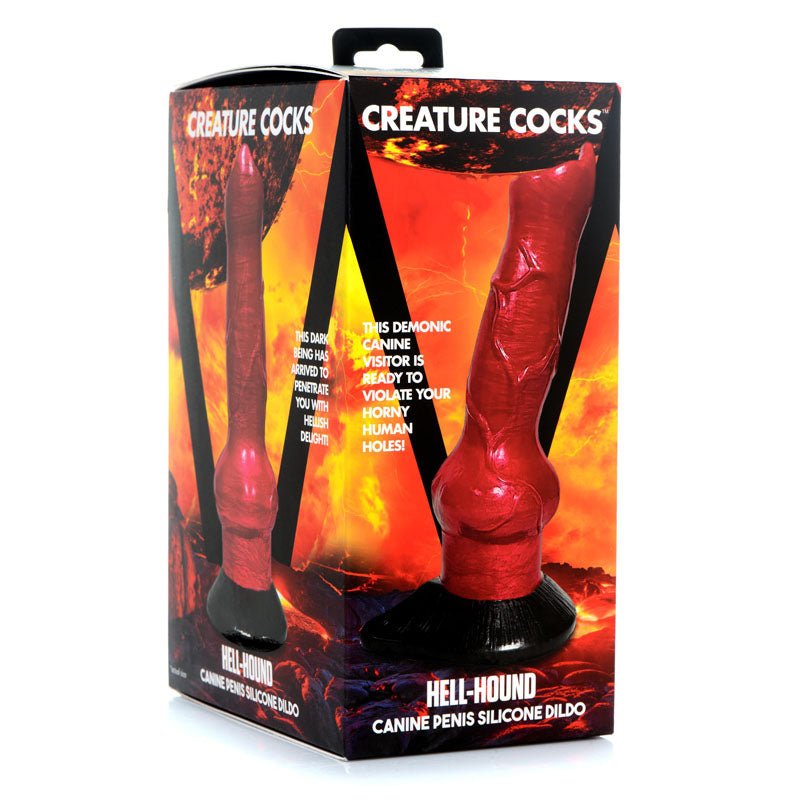 Buy Creature Cocks Hell - Hound Canine Penis Silicone Dildo - Red 19 cm Canine Dildo at NZ’s Mega Adult Toys Store. Discover premium sex toys with discreet shipping at the best price in NZ