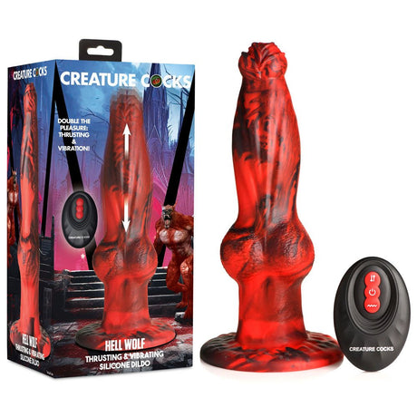 Buy Creature Cocks Hell Wolf - Red 22 cm USB Rechargeable Thrusting Fantasy Dildo at NZ’s Mega Adult Toys Store. Discover premium sex toys with discreet shipping at the best price in NZ