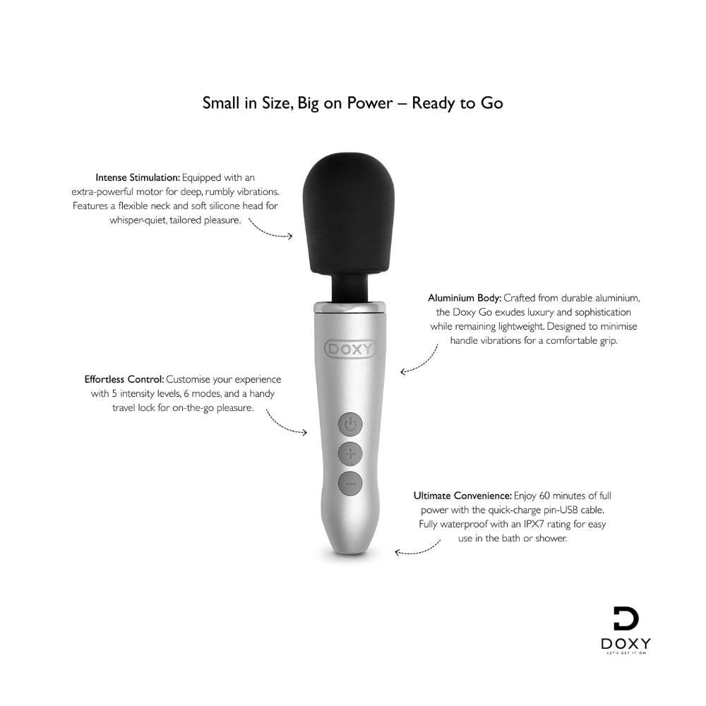 Buy Doxy Go - Brushed Metal at Oh Joy. Discover premium sexual toys with discreet shipping at the best price in NZ