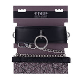 Buy EDGE Collar & Leash - Black Neck Restraint with Heavy Duty Metal Leash at Oh Joy. Discover premium sexual toys with discreet shipping at the best price in NZ