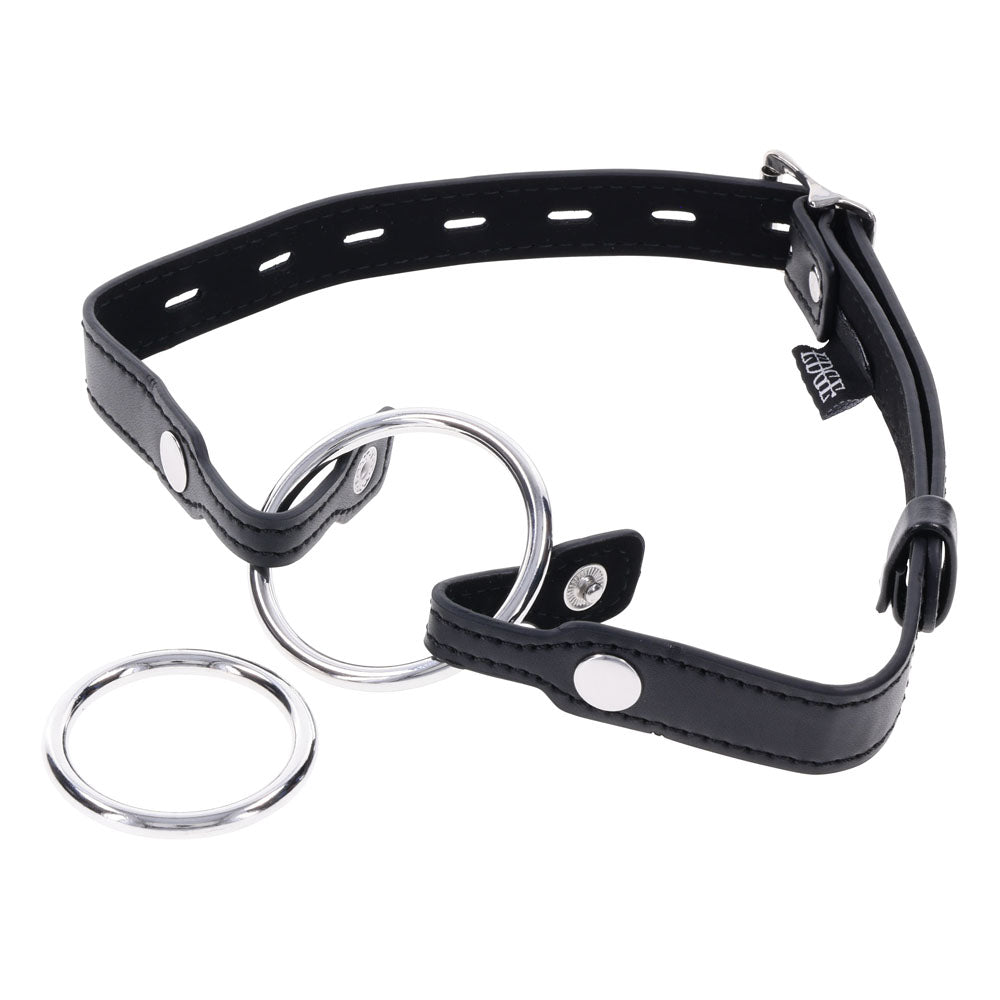 Buy EDGE Interchangeable Ring Gag - Black Mouth Gag Restraint with 2 Interchangeable Pieces at Oh Joy. Discover premium sexual toys with discreet shipping at the best price in NZ