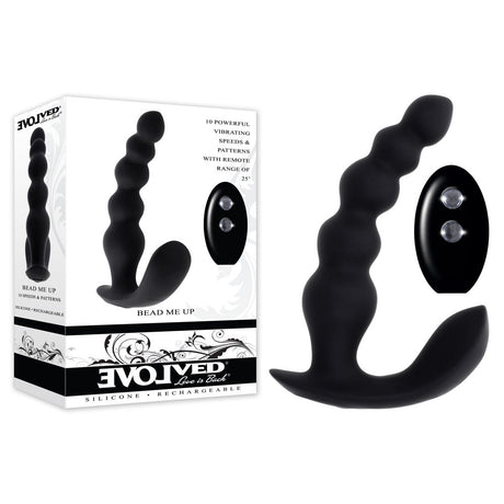 Buy Evolved BEAD ME UP - Black 16.8 cm USB Rechargeable Vibrating Anal Beads with Wireless Remote at Oh Joy. Discover premium sexual toys with discreet shipping at the best price in NZ
