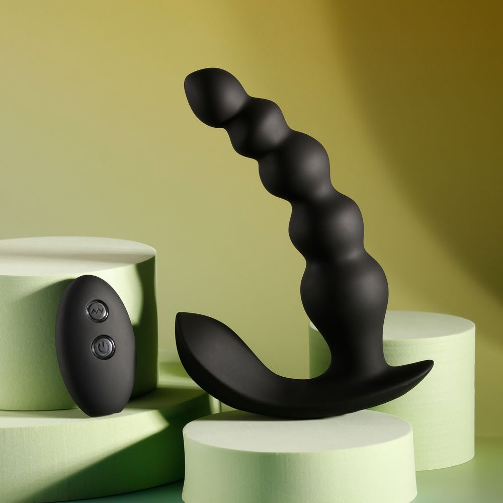 Buy Evolved BEAD ME UP - Black 16.8 cm USB Rechargeable Vibrating Anal Beads with Wireless Remote at Oh Joy. Discover premium sexual toys with discreet shipping at the best price in NZ