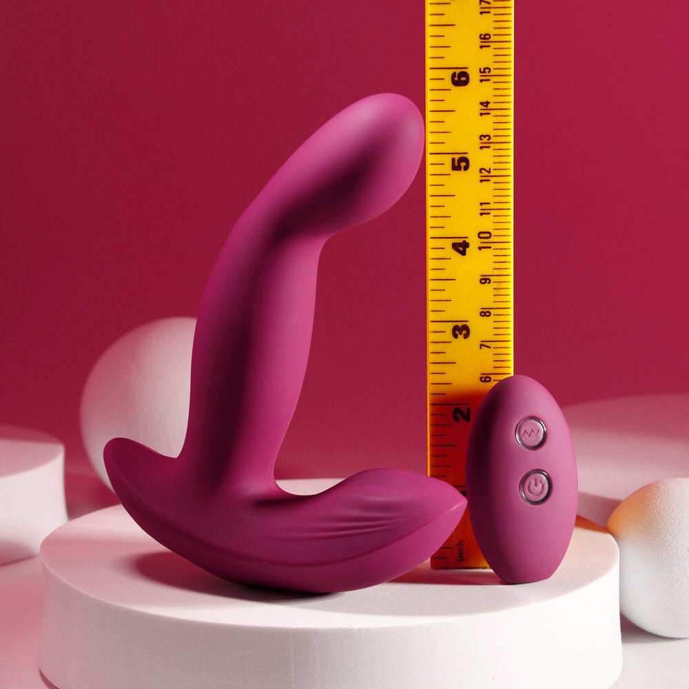 Buy Evolved COME ON OVER - Burgundy Red 15.9 cm USB Rechargeable Vibrator with Wireless Remote at Oh Joy. Discover premium sexual toys with discreet shipping at the best price in NZ
