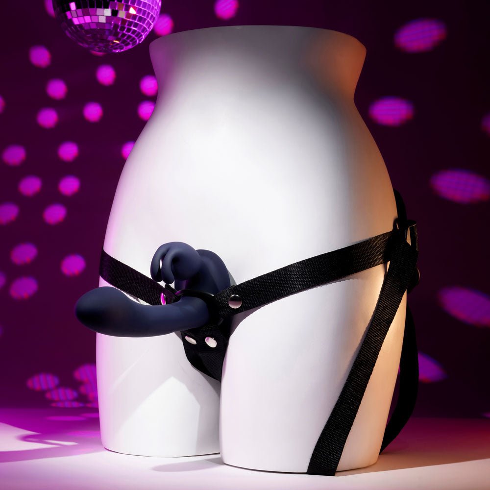 Buy Evolved GIVING VIBES - Black 14.6 cm USB Rechargeable Vibrating Strap - On with Remote at Oh Joy. Discover premium sexual toys with discreet shipping at the best price in NZ