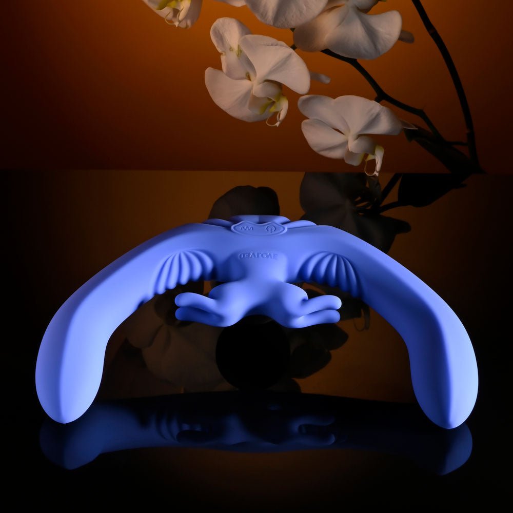 Buy Evolved LOVEBIRDS - Purple 20.8 cm USB Rechargeable Double - Ended Rabbit Vibrator with Remote at Oh Joy. Discover premium sexual toys with discreet shipping at the best price in NZ