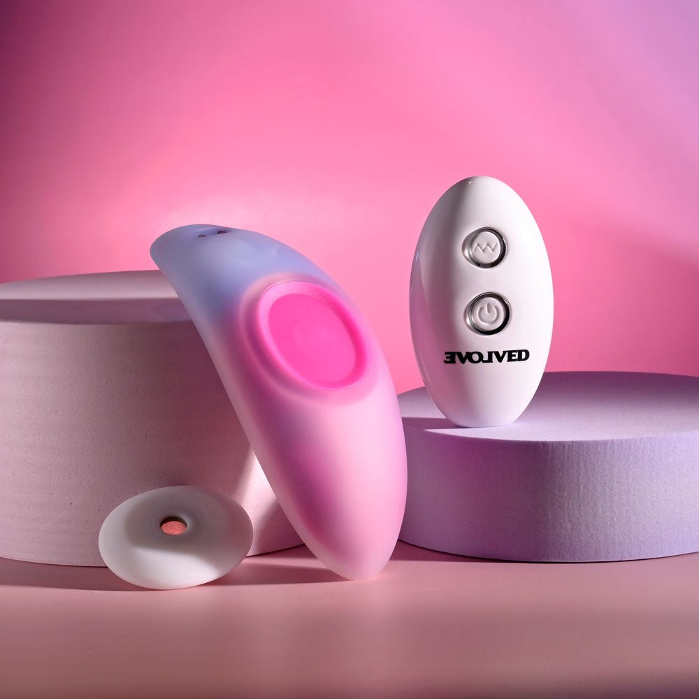 Buy Evolved PARADISE PANTY - Pink/Purple USB Rechargeable Panty Vibrator with Remote Control at Oh Joy. Discover premium sexual toys with discreet shipping at the best price in NZ